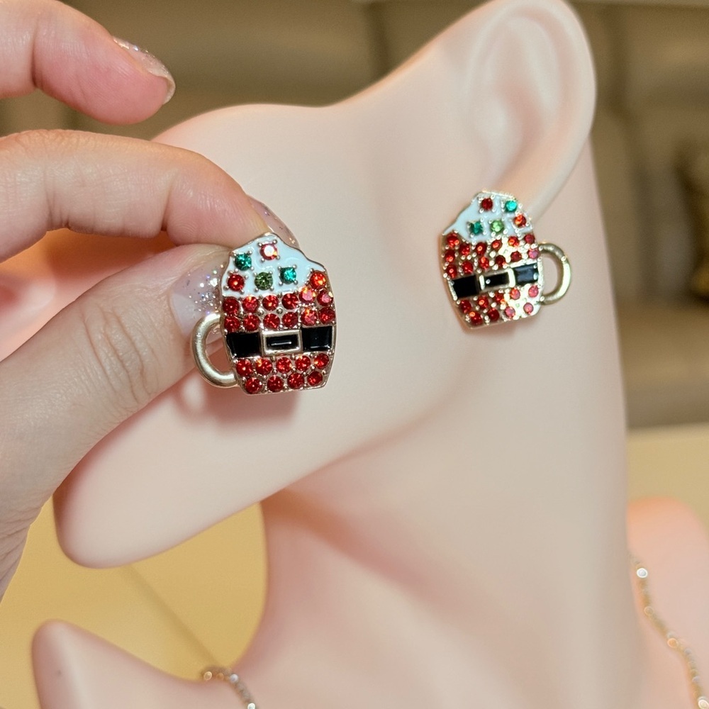 Festive Octoberfest Beer Mug Earrings - Picture 7 of 11